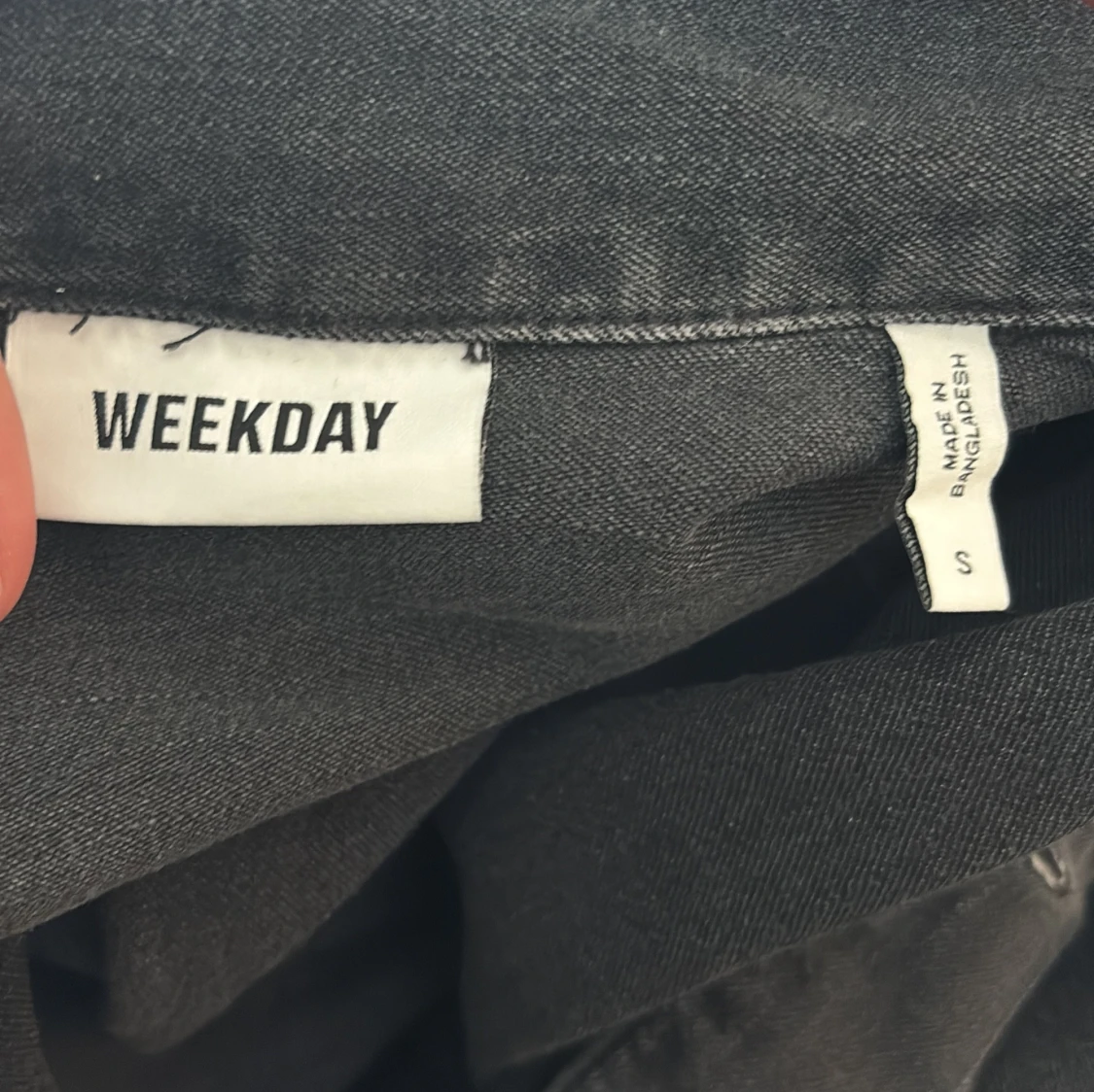 Svart overshirt från Weekday - 1