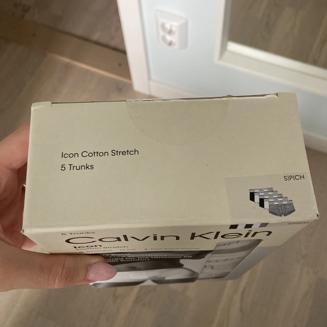 Calvin Klein vita och svarta trunks - 3