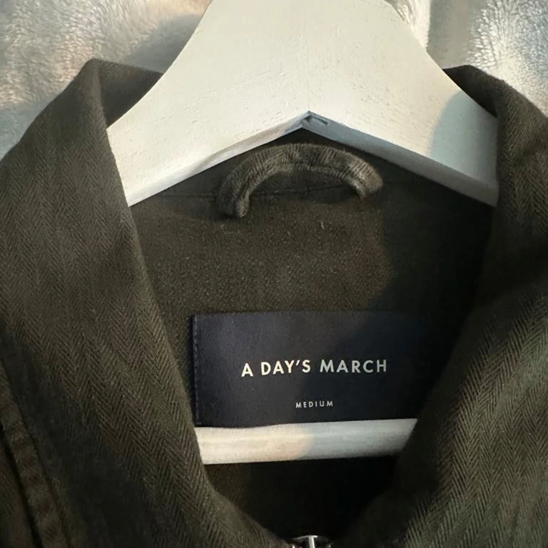 Olivgrön overshirt från A Day's March - 2