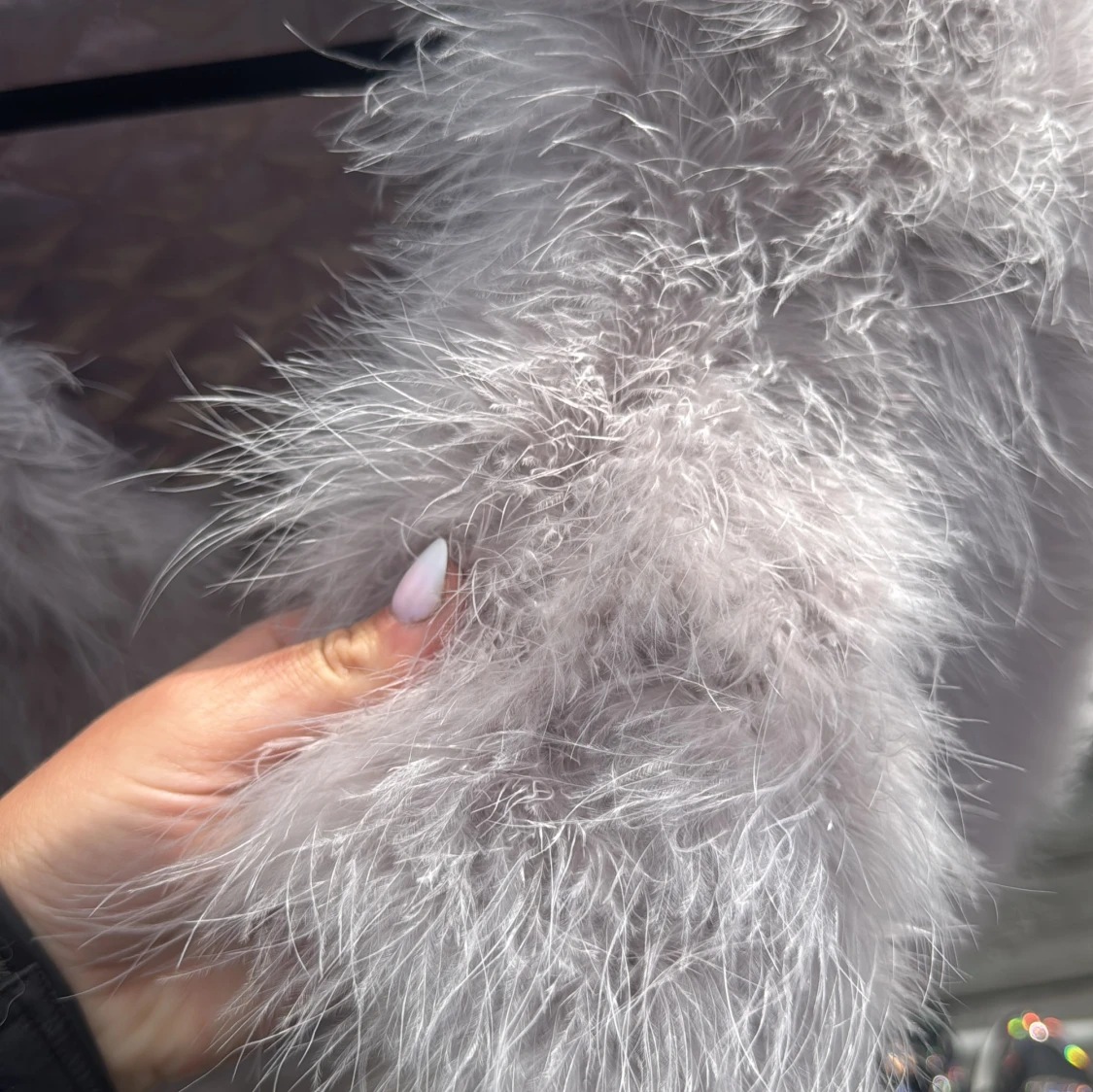 Ljuslila pälsjacka från DennisM - 4