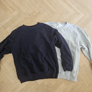 Två crewnecks - Crewnecks från h&m, sköna att ha på sig och bra kvalitet. Bådas skick är bra. Man kan köpa båda för 150kr eller en för 90kr. Båda har storleken M