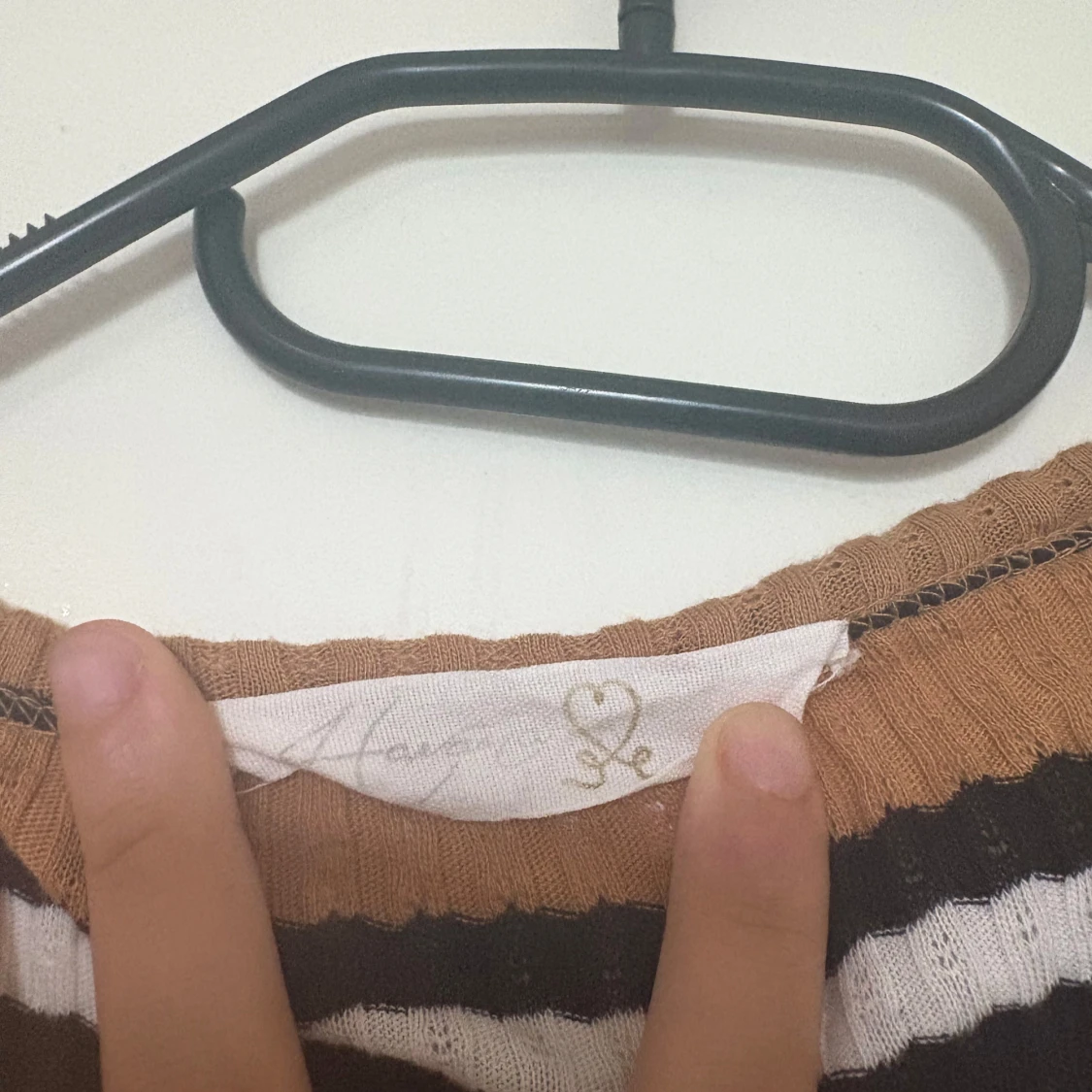 Randig långklänning  - 1