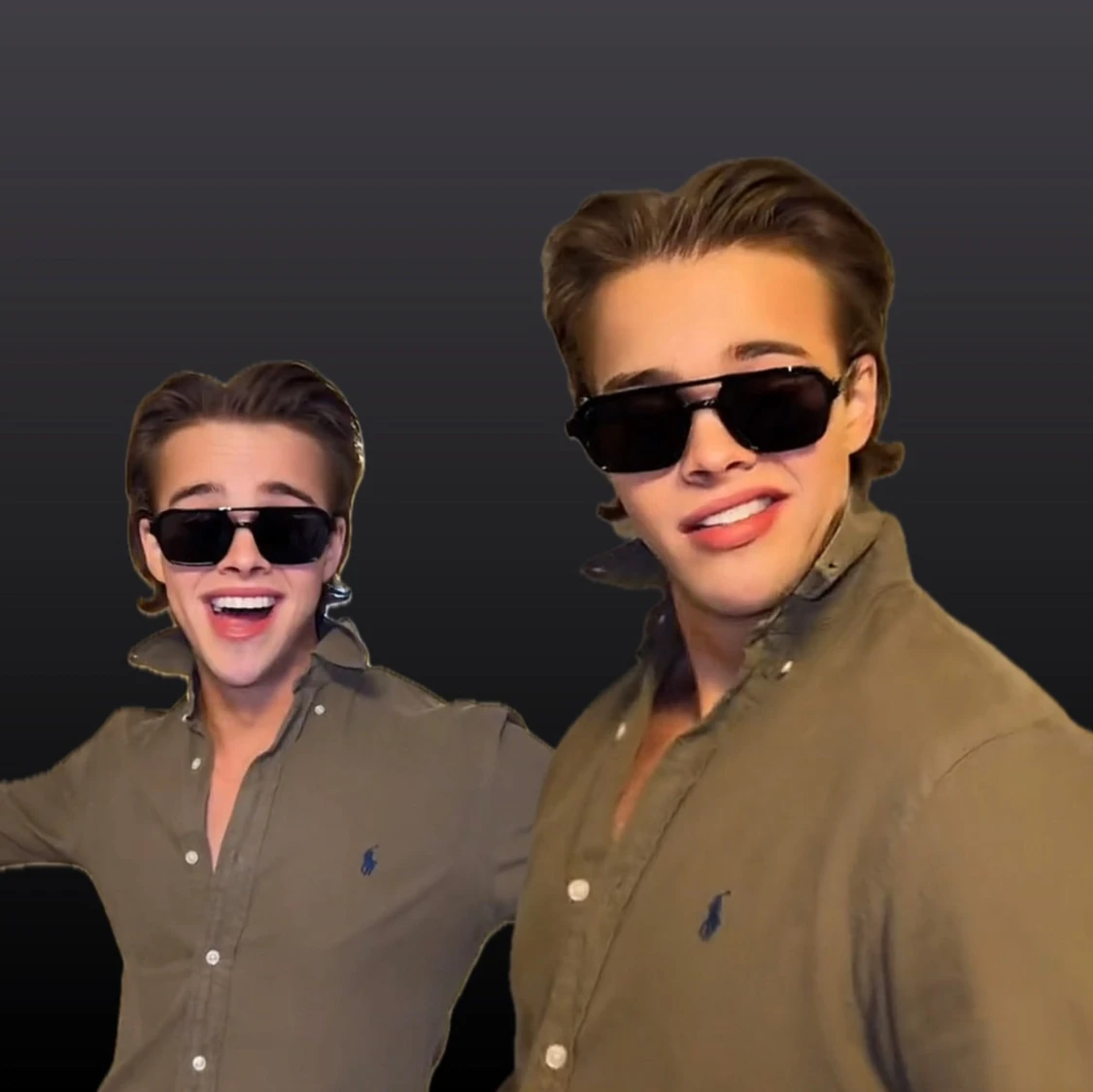 Ralph Lauren skjorta olive (Krobbes) - 4