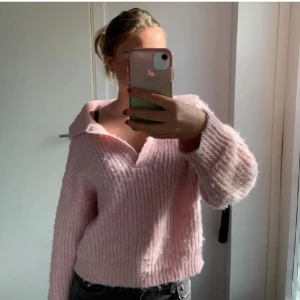 Rosa stickad tröja🌸 - Söt stickad tröja🌸