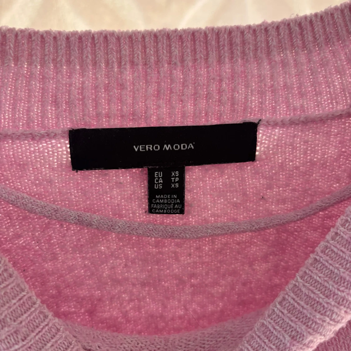 Rosa stickad tröja från Vero Moda - 1