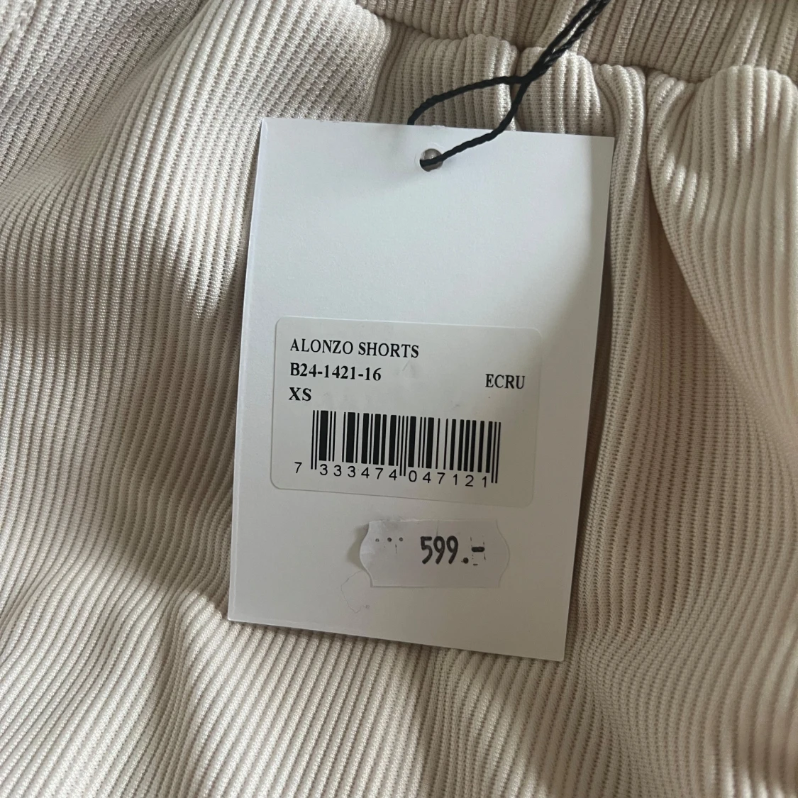 Beige ribbade shorts Brand Island xs/s - 3