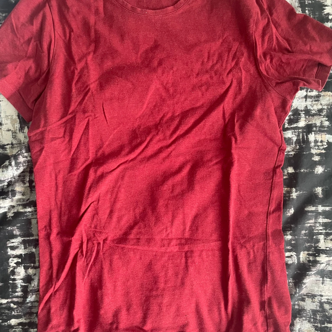 Röd t-shirt från Bläck i bomull