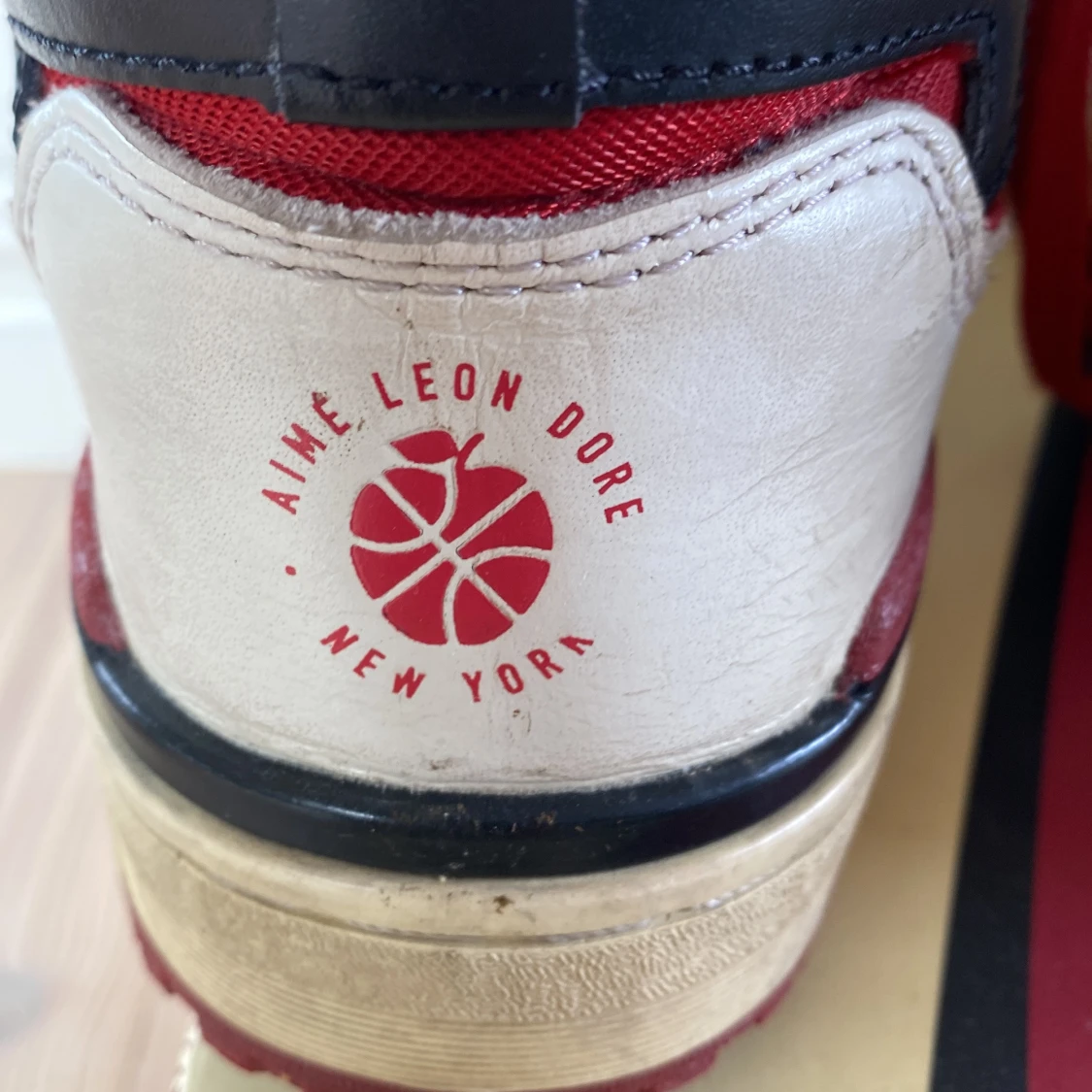 New Balance 650 Aimé Leon Dore röd/vit - 2