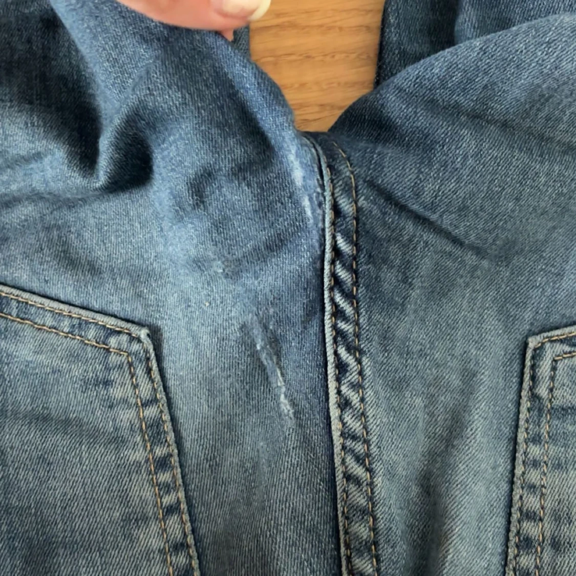 Blå bootcut jeans från Zara - 3
