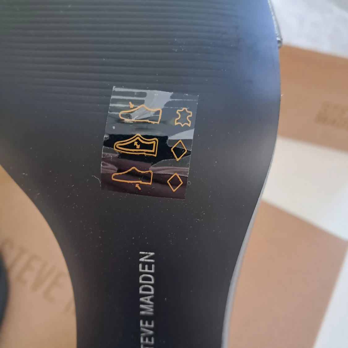 Svarta klackade sandaler Steve Madden - 2