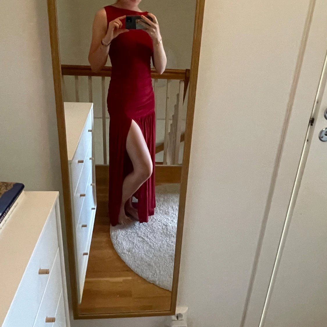 Röd långklänning från Peppermayo - 1