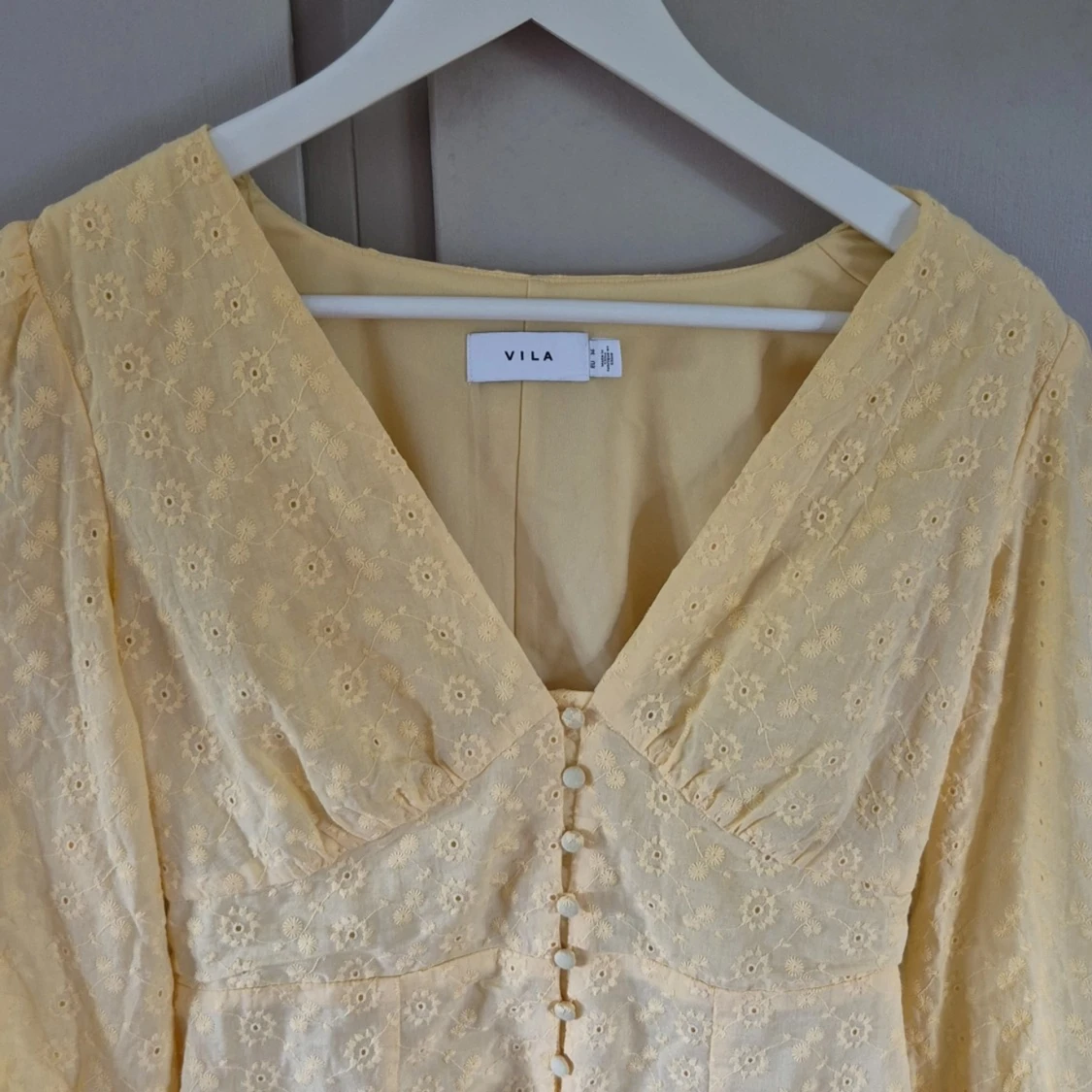 Gul kortklänning från Vila - 1