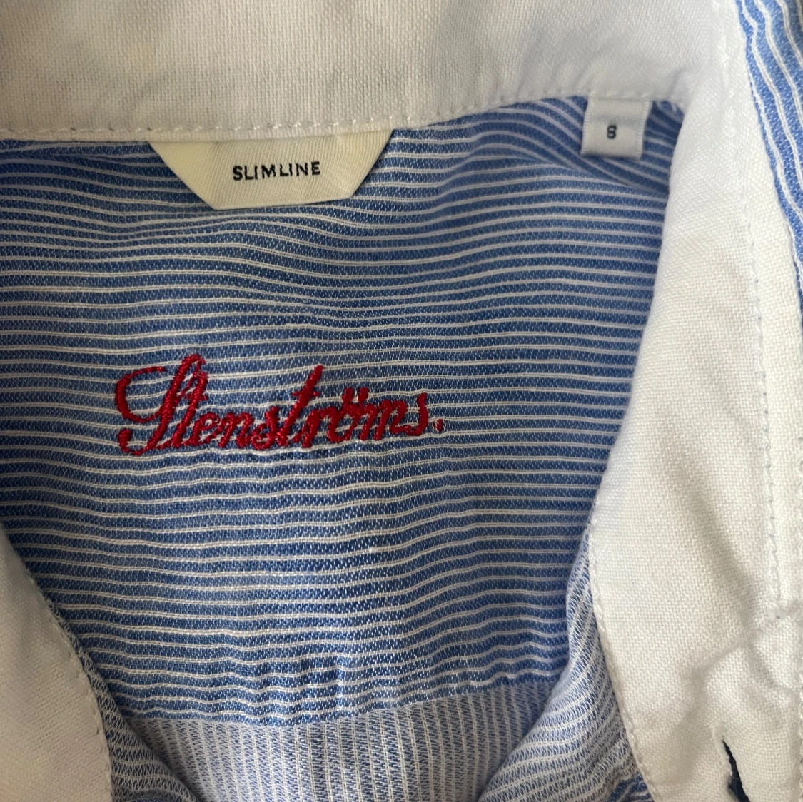 Randig blå skjorta från Stenströms - 2