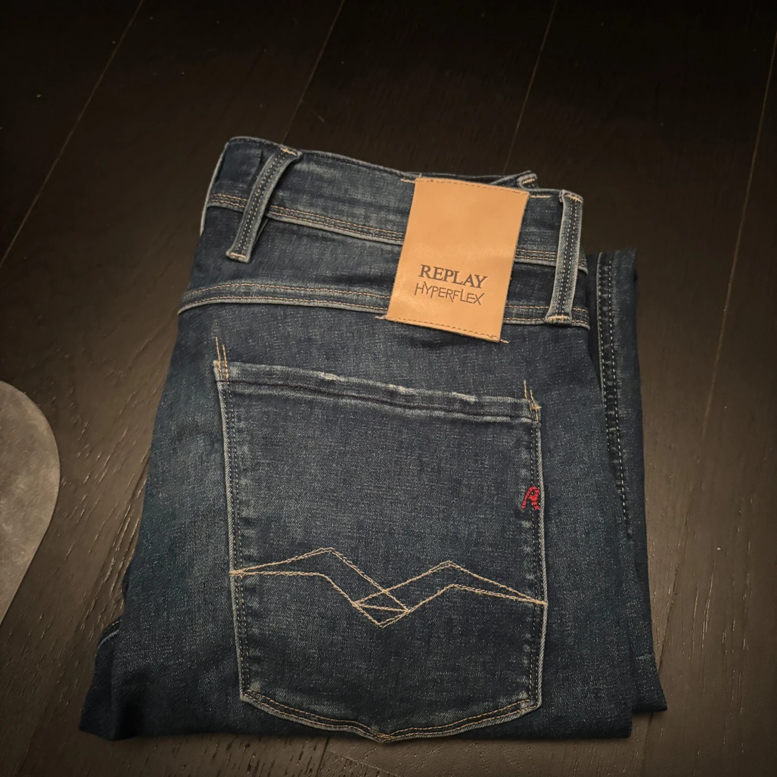 Blå Replay Hyperflex jeans  - 2