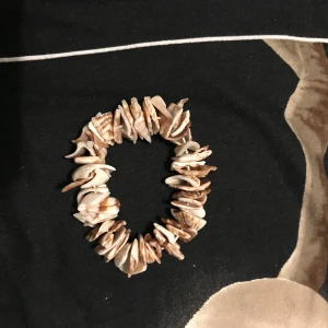 Armband med snäckor - Snyggt armband gjort av naturliga snäckor. Perfekt för en bohemisk stil eller sommarens stranddagar. Armbandet har en elastisk tråd för enkel passform.