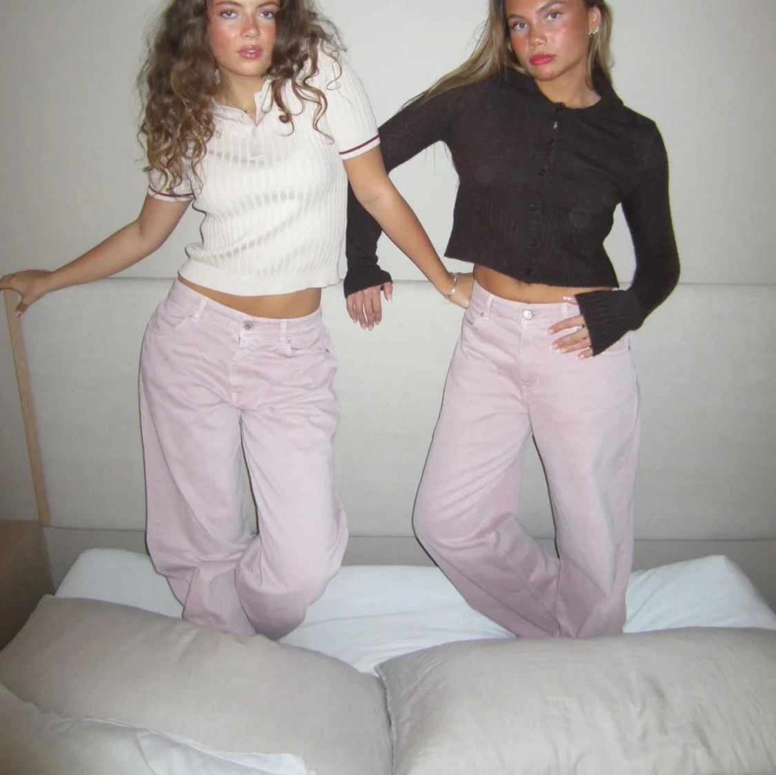 Jeans dusty pink - 1