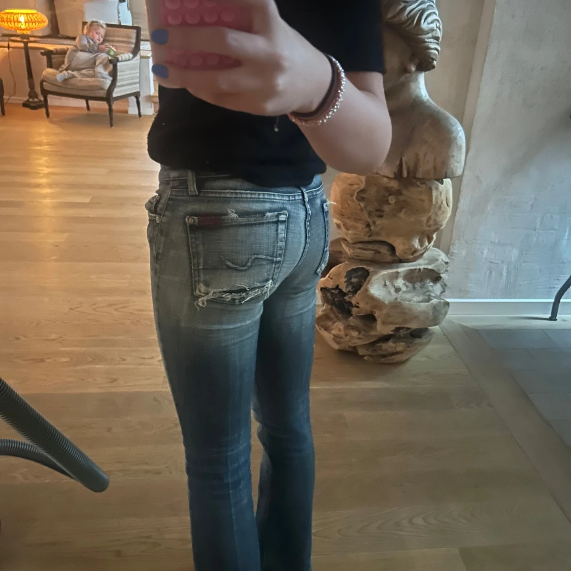 Blå jeans från 7 for All Mankind - 4