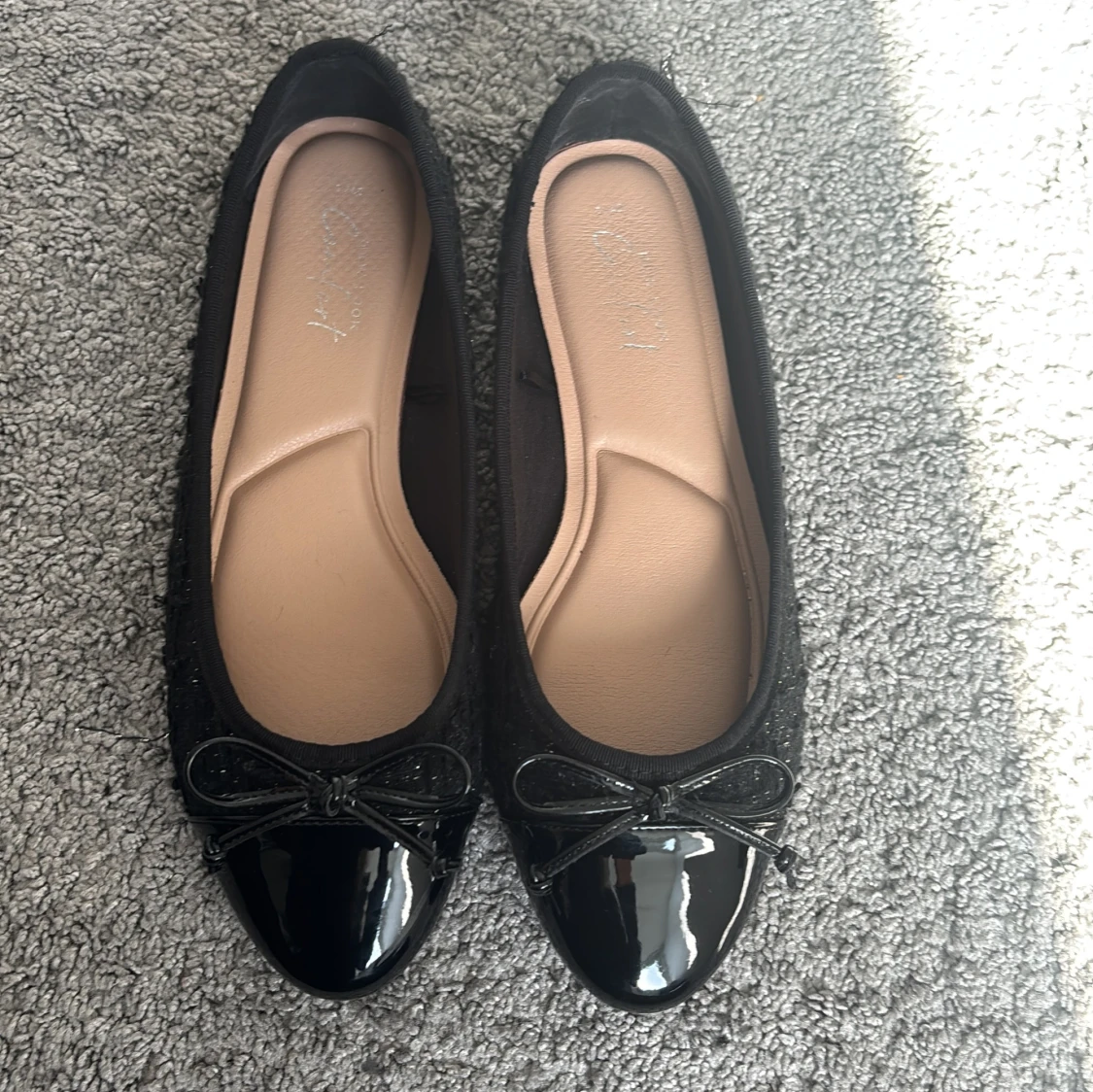 Svarta ballerinaskor från New Look - 1