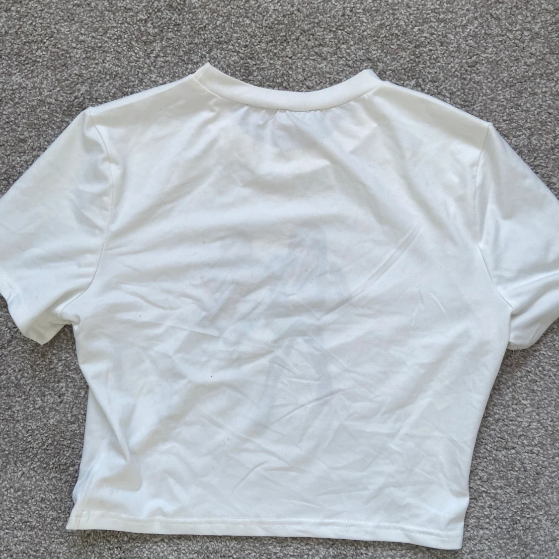 Vit t-shirt med tryck - 1