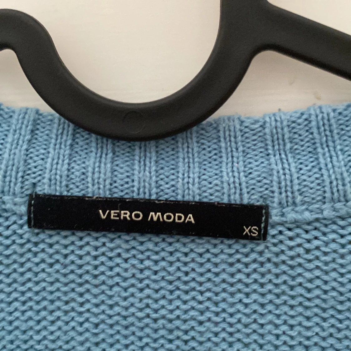 blå stickad tröja - 2