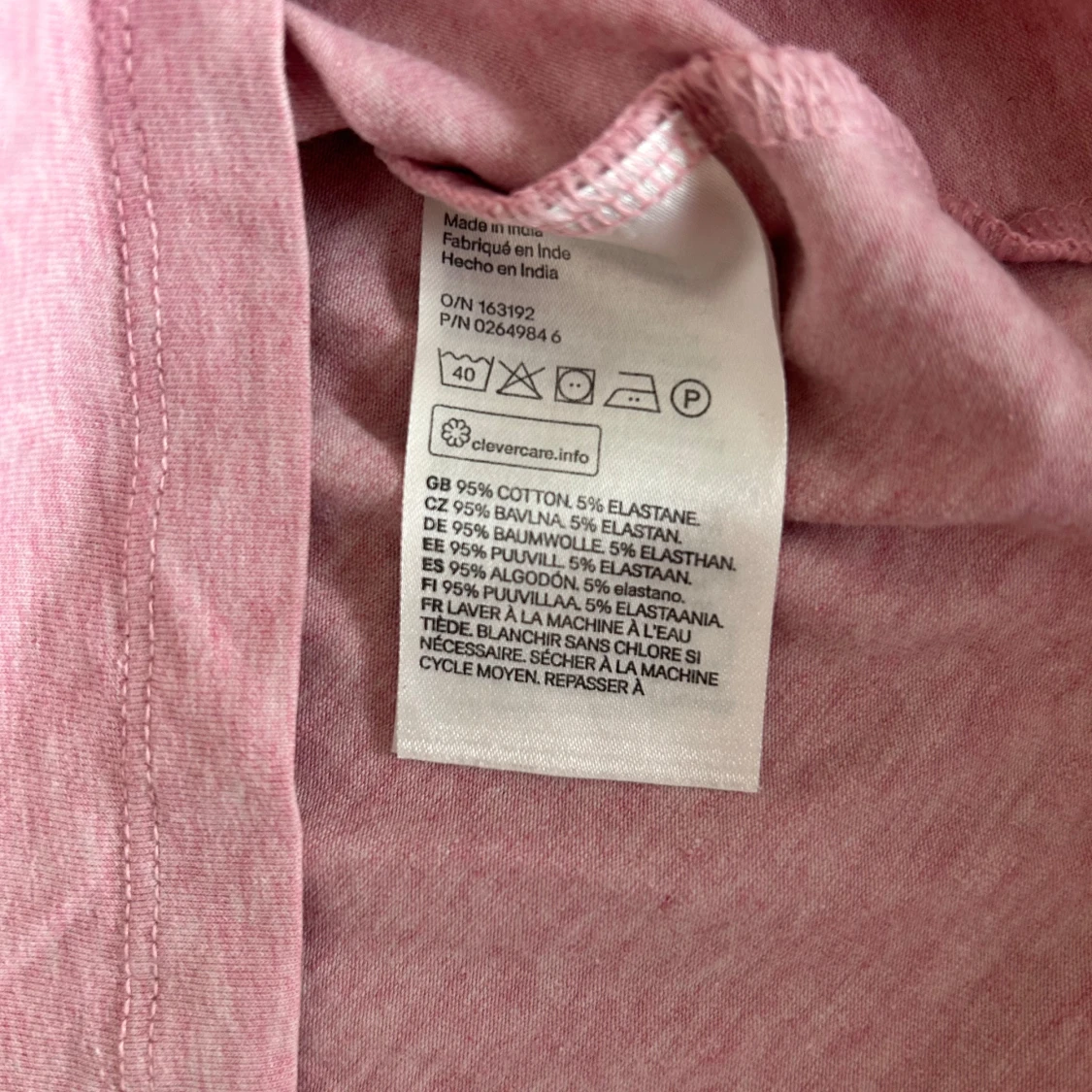 Ljusrosa H&M topp stl s - 2