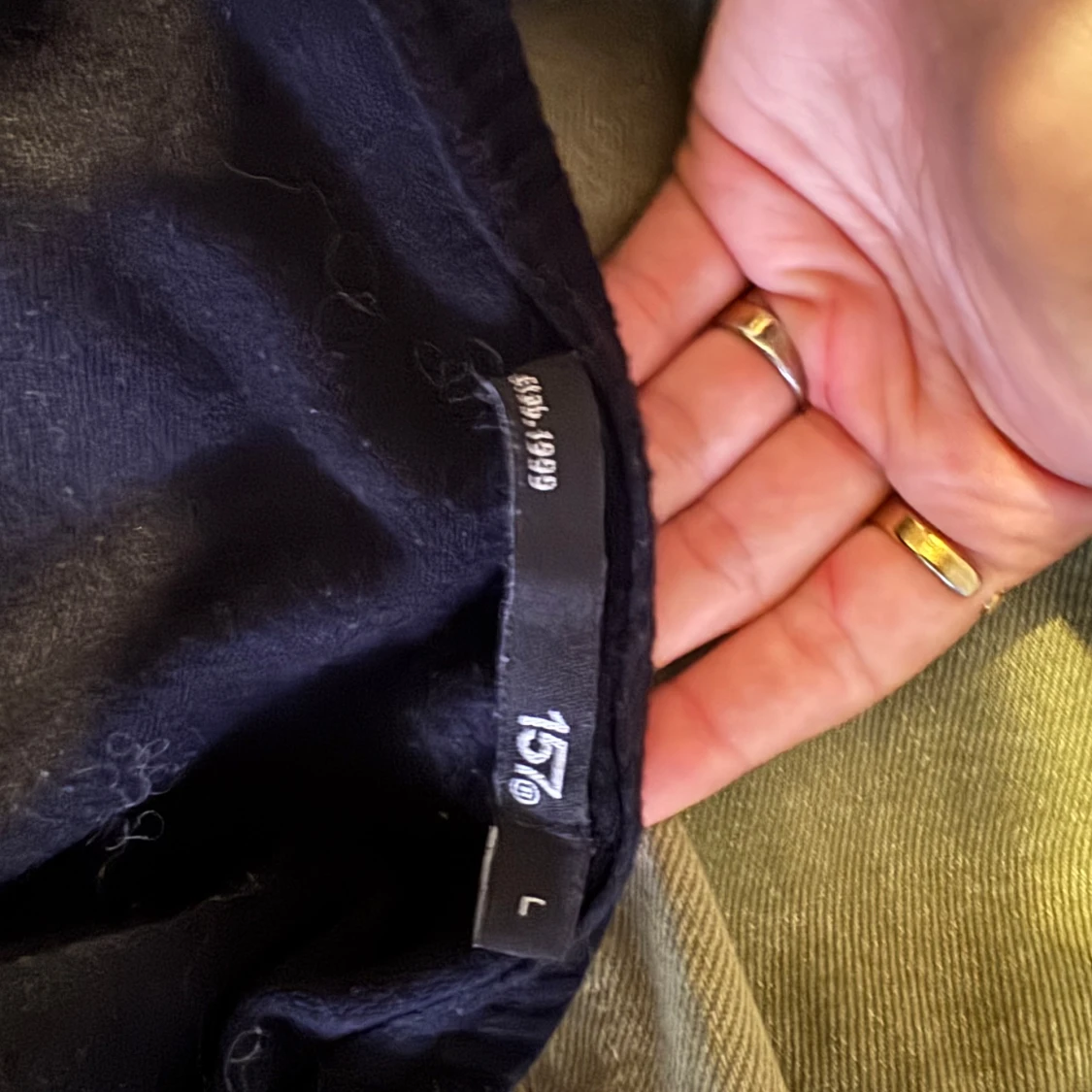 Svart cardigan jacka med knappar - 4