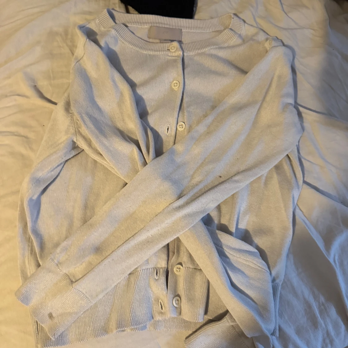 vit kofta från H&M, storlek S - 1