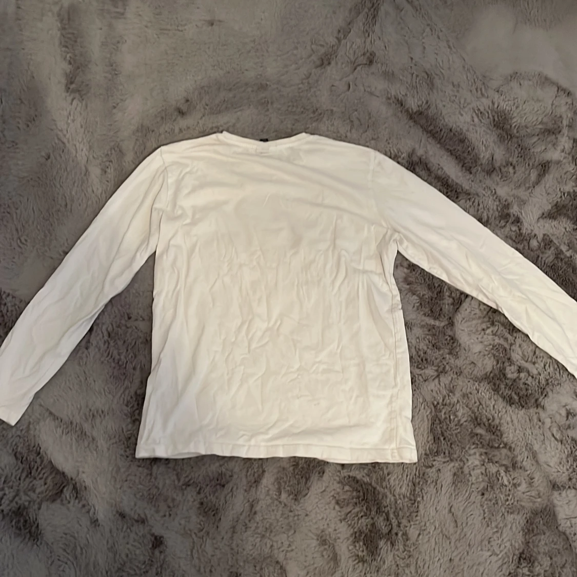 Vit långärmad Ellesse tröja S - 1