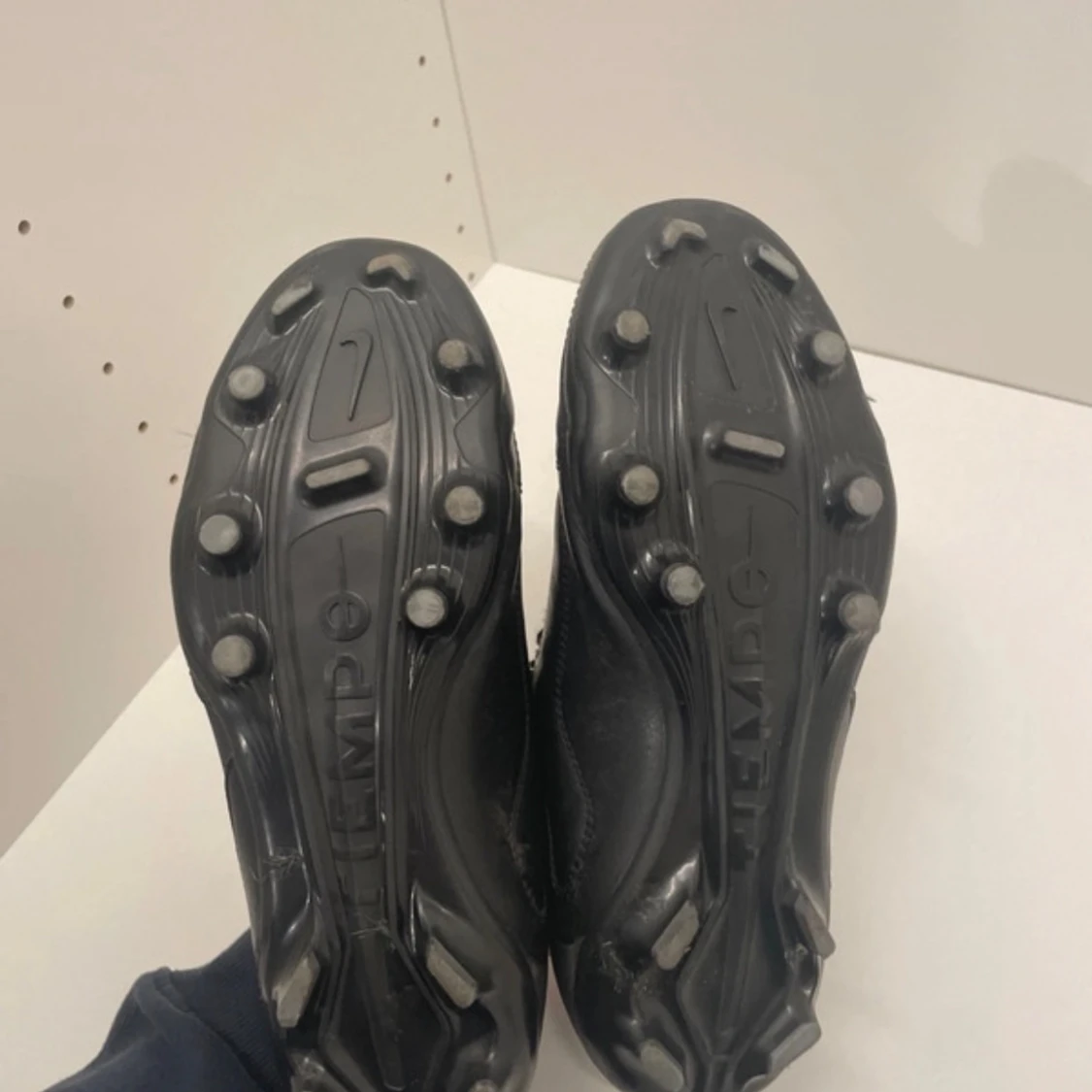 Nike Tiempo svarta fotbollsskor - 3