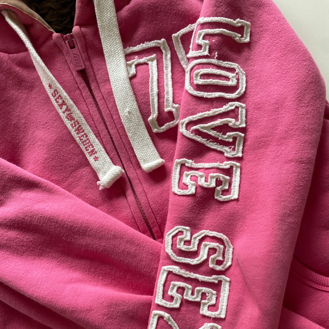 Rosa hoodie Sexy by Sweden XS - 1