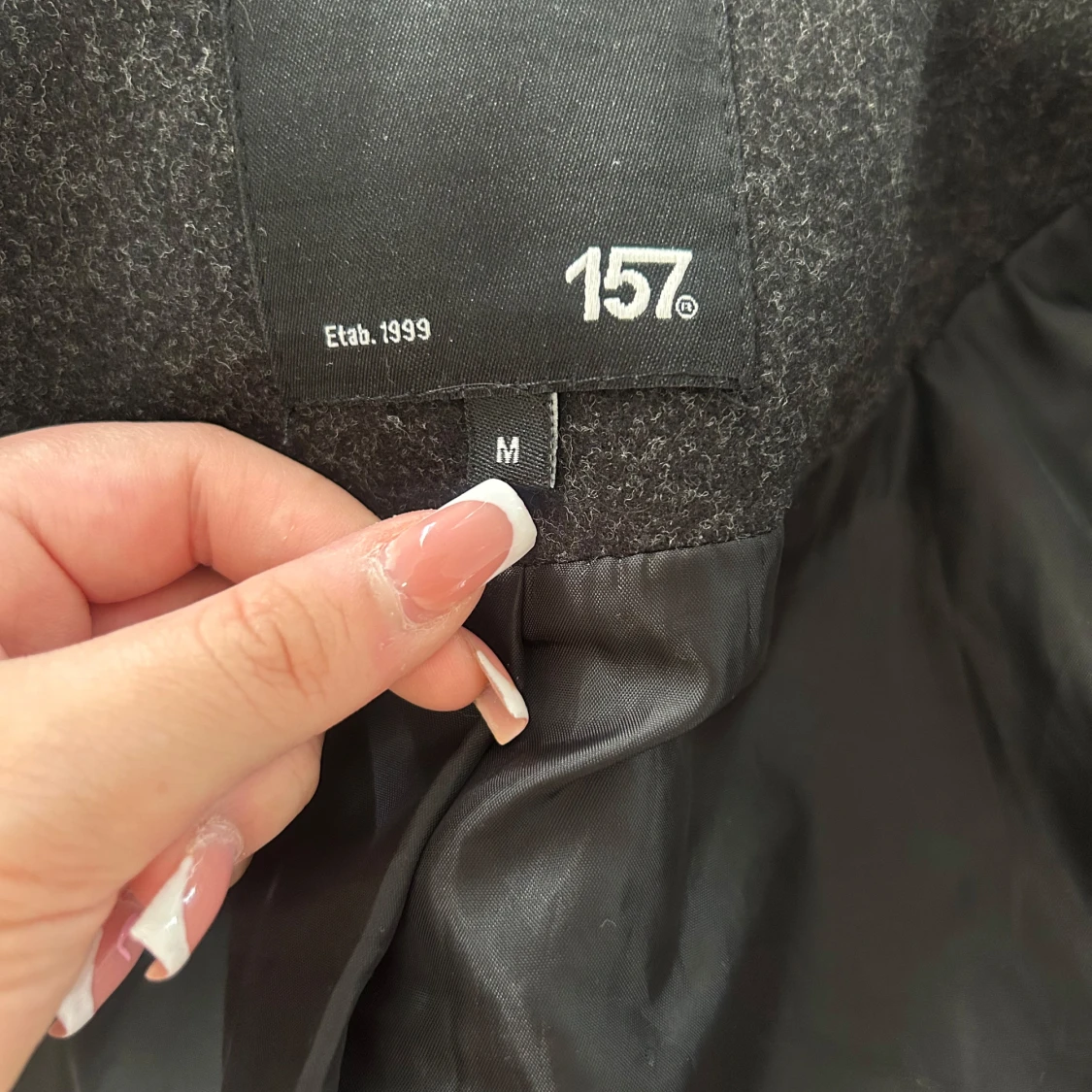 Svart ulljacka från 157, storlek M - 2