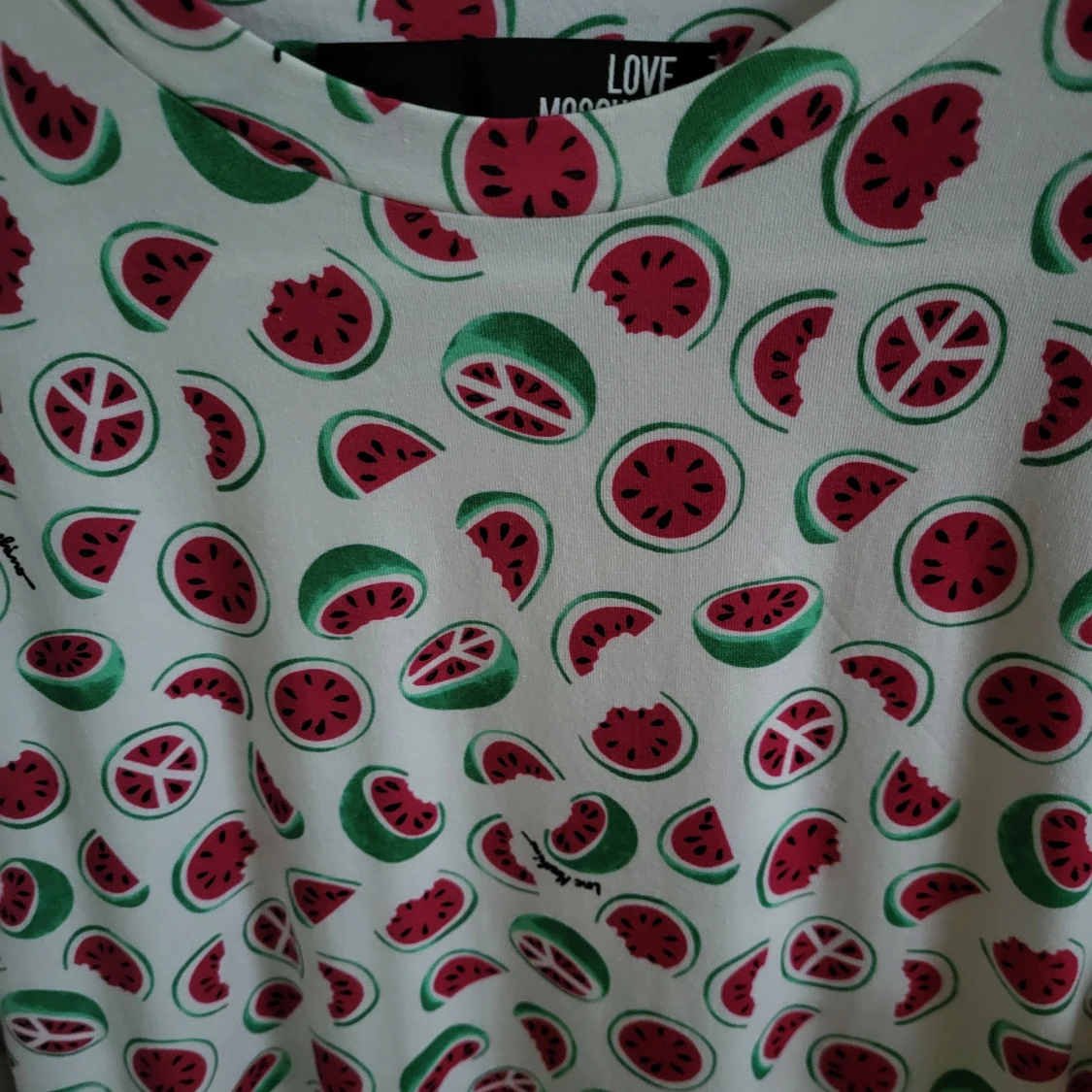 Love Moschino klänning med vattenmelon - 1