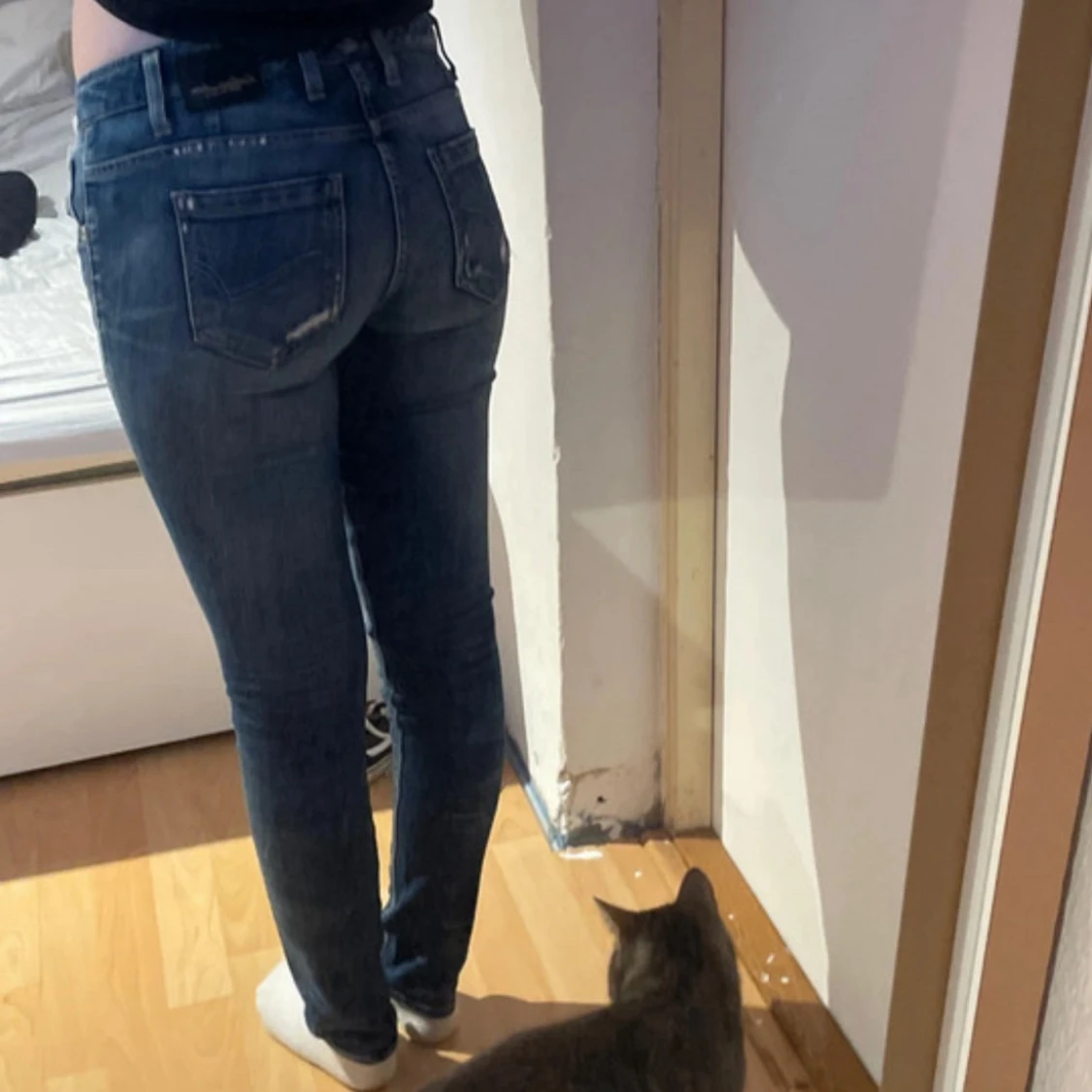 Blå skinny jeans från ONLY - 3