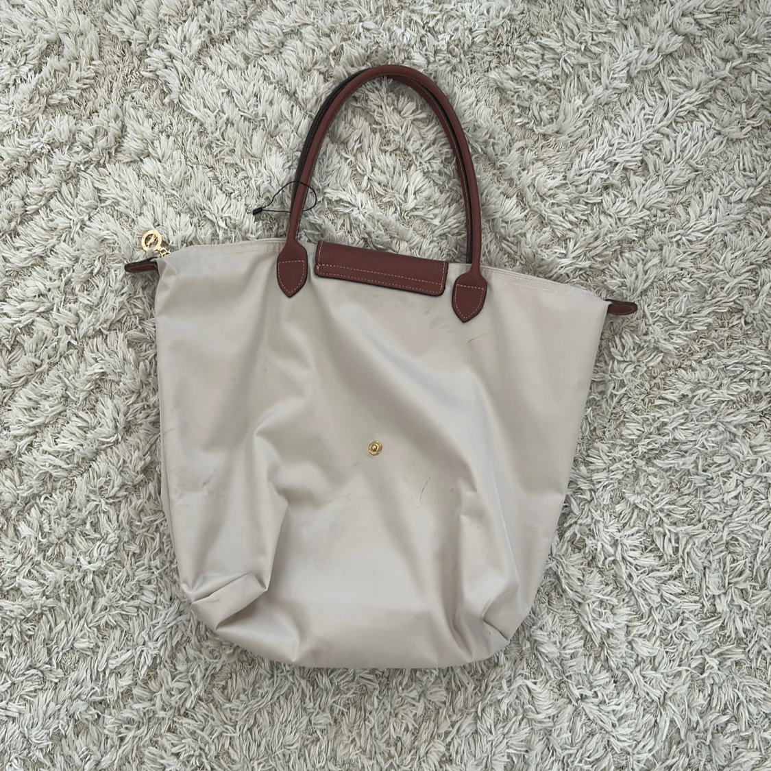 Beige shoppingväska från Longchamp - 1