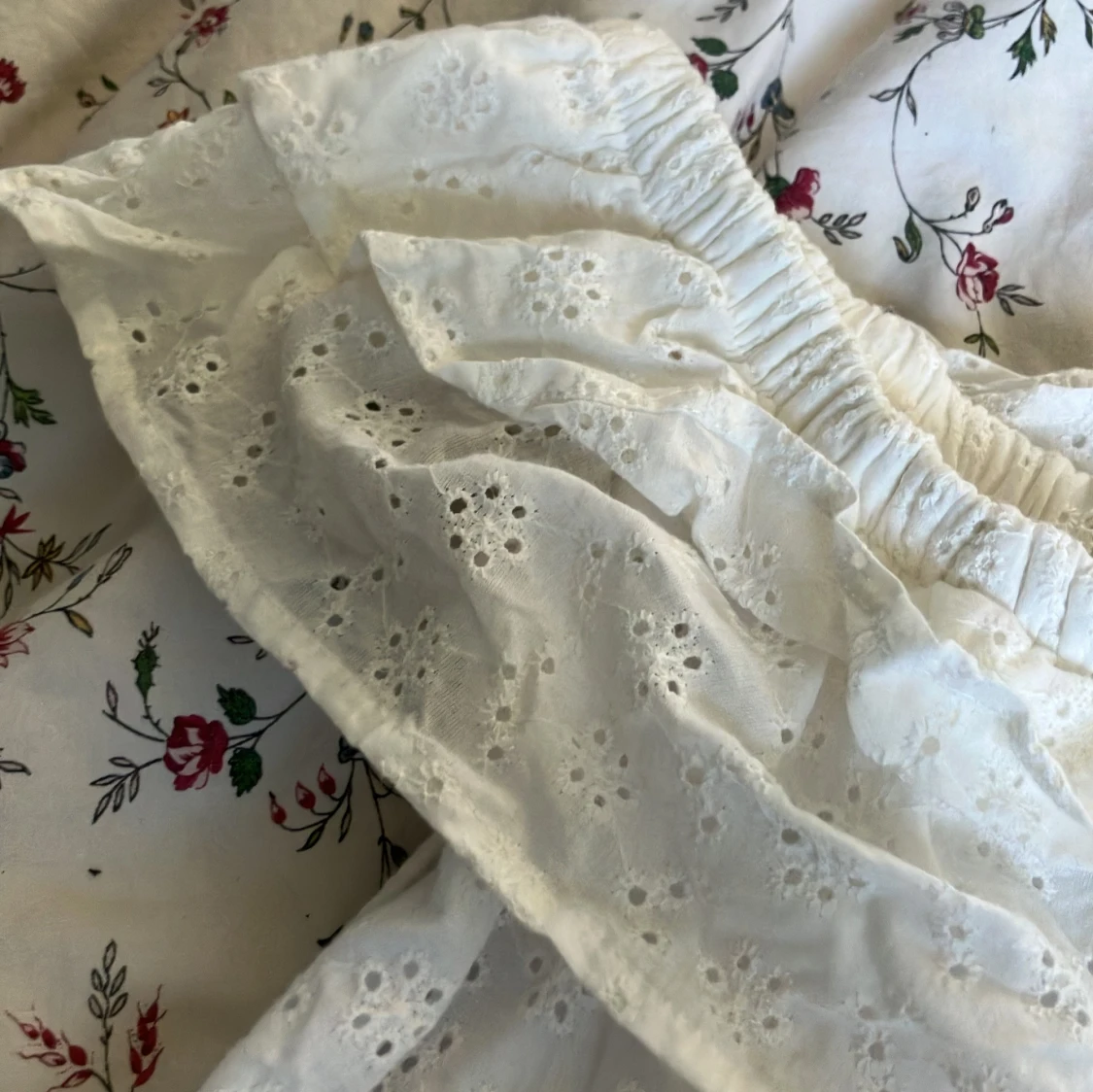 Vit offshoulder klänning H&M Divided - 4