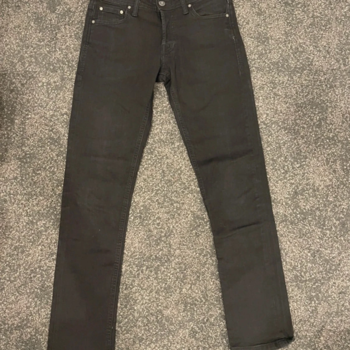 Svarta slim jeans Jack & Jones Glenn