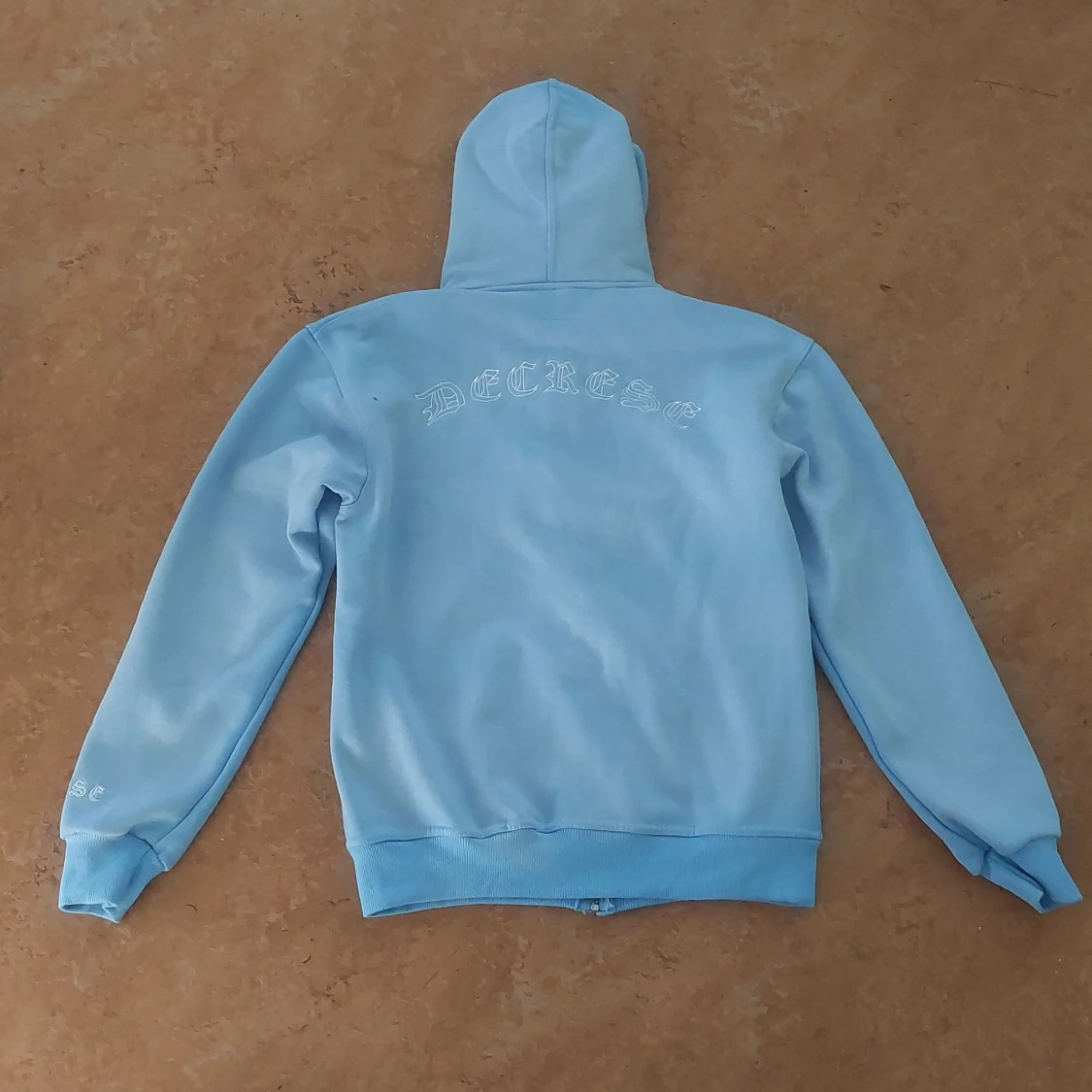 Ljusblå hoodiejacka  - 1