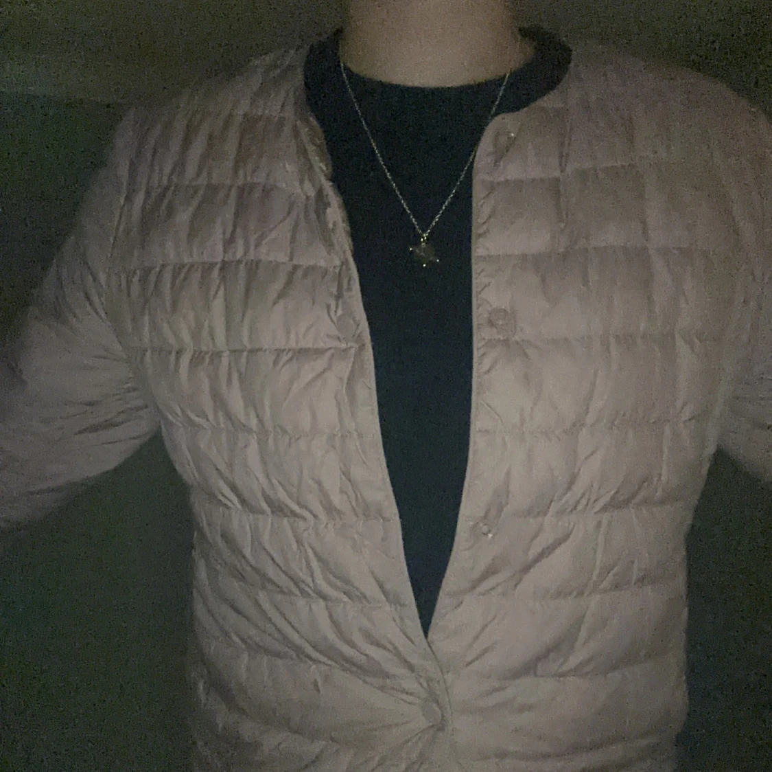 Ljusrosa uniqlo jacka - 2