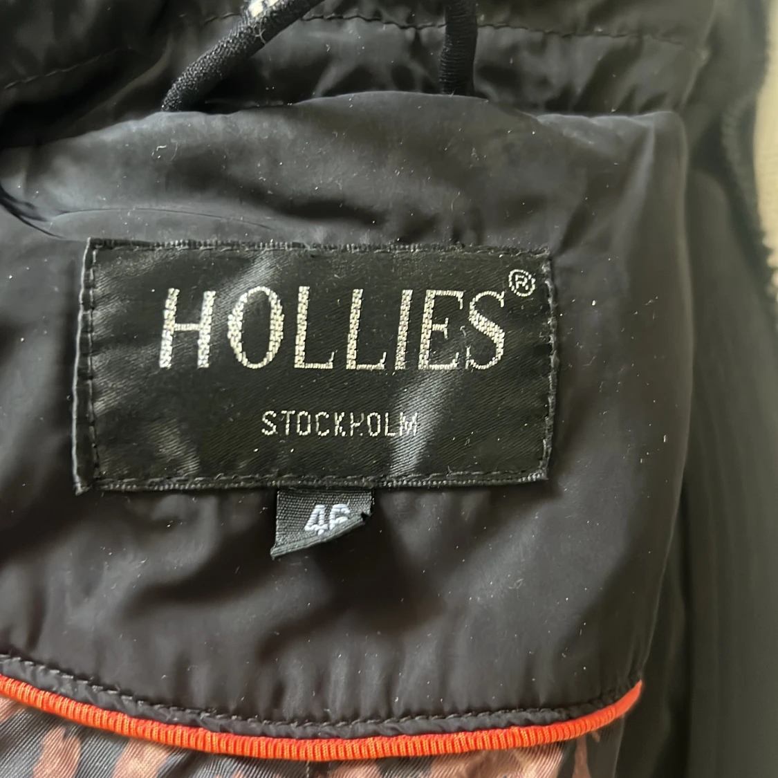 Svart lång dunjacka Hollies  - 2