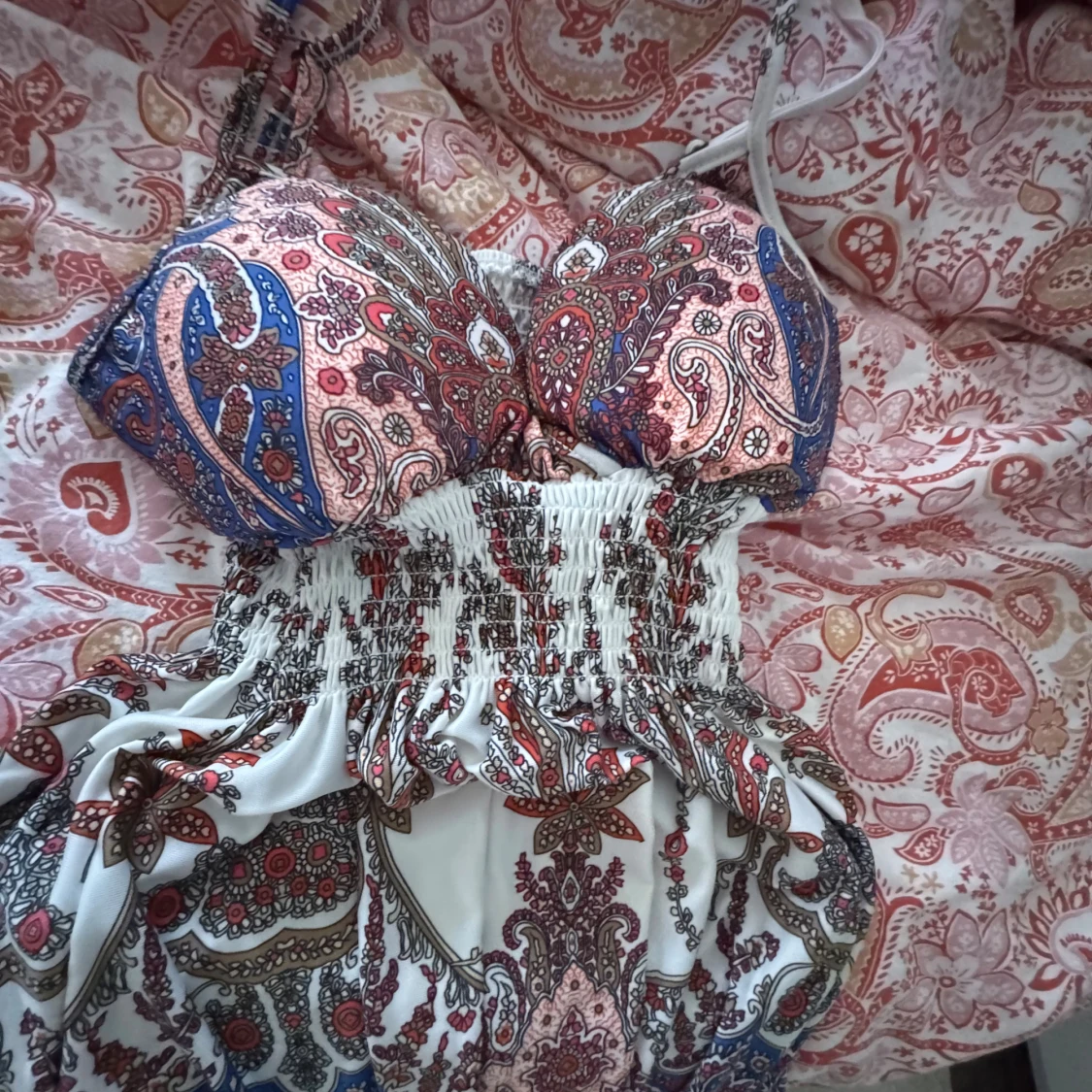 mönstrad klänning - 2