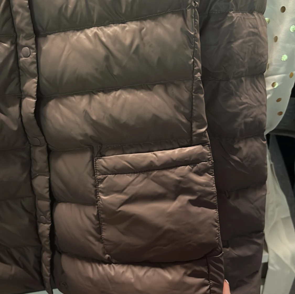 Brun lätt dunjacka från Benetton - 1