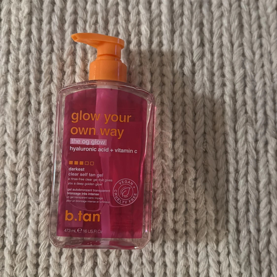 b.tan glow your own way brun utan sol gel