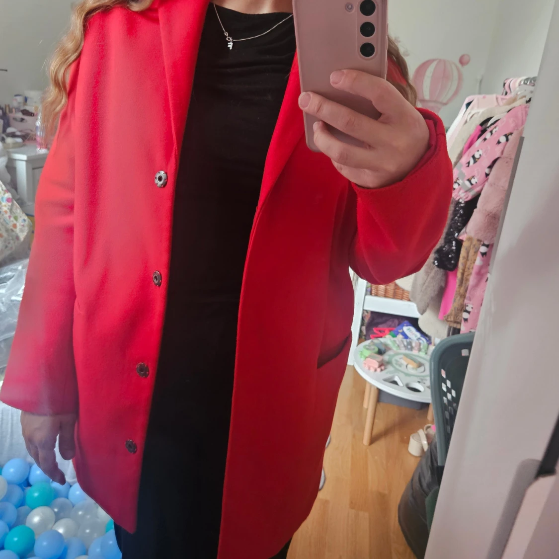 Röd kappa från Topshop - 1