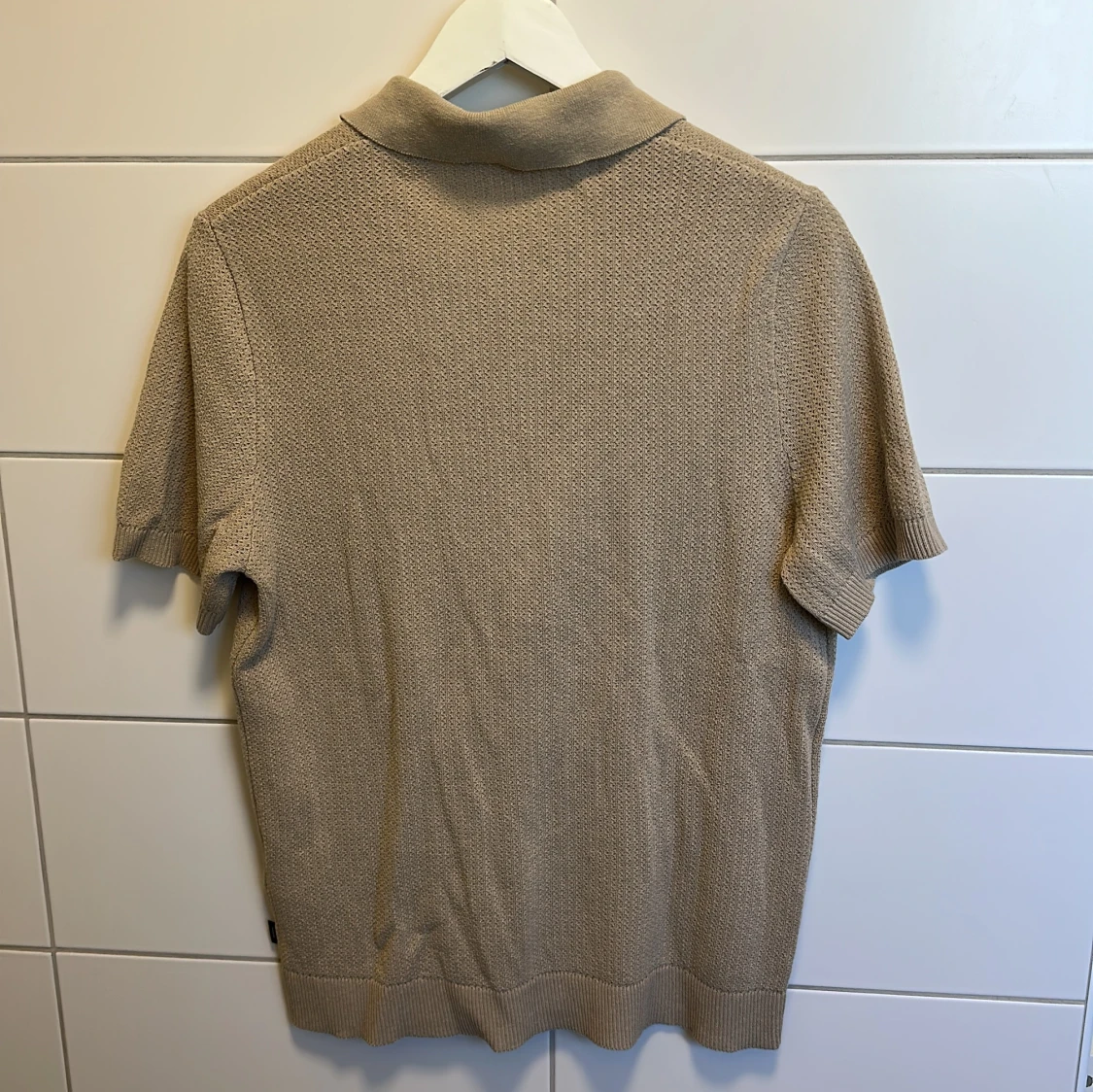 Beige stickad kofta från Jack & Jones - 1
