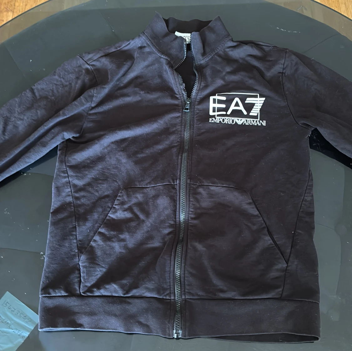 Svart zipjacka EA7 Emporio Armani