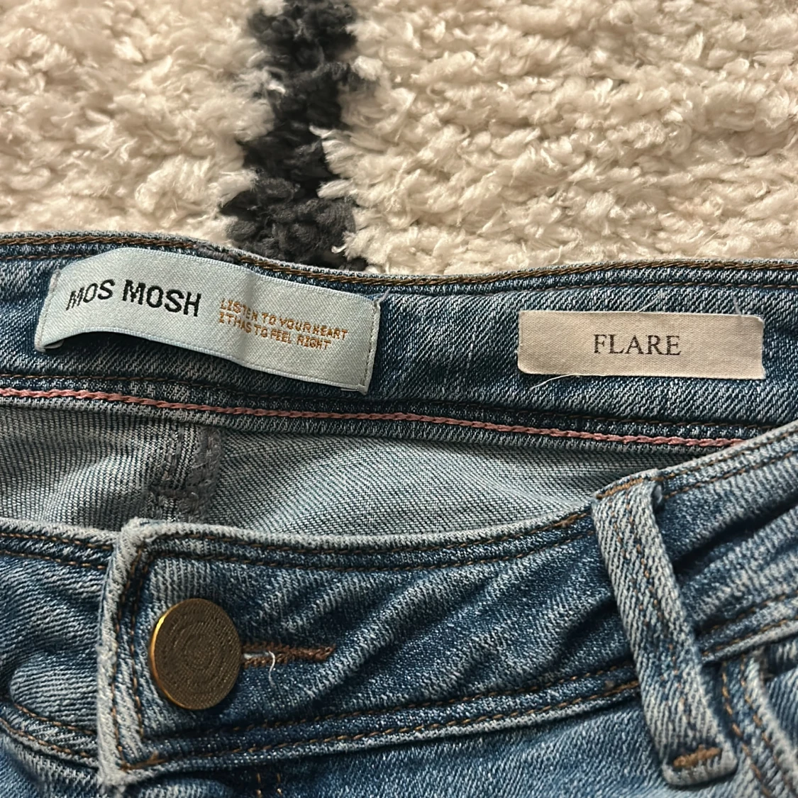 Blå flare jeans från Mos Mosh - 3