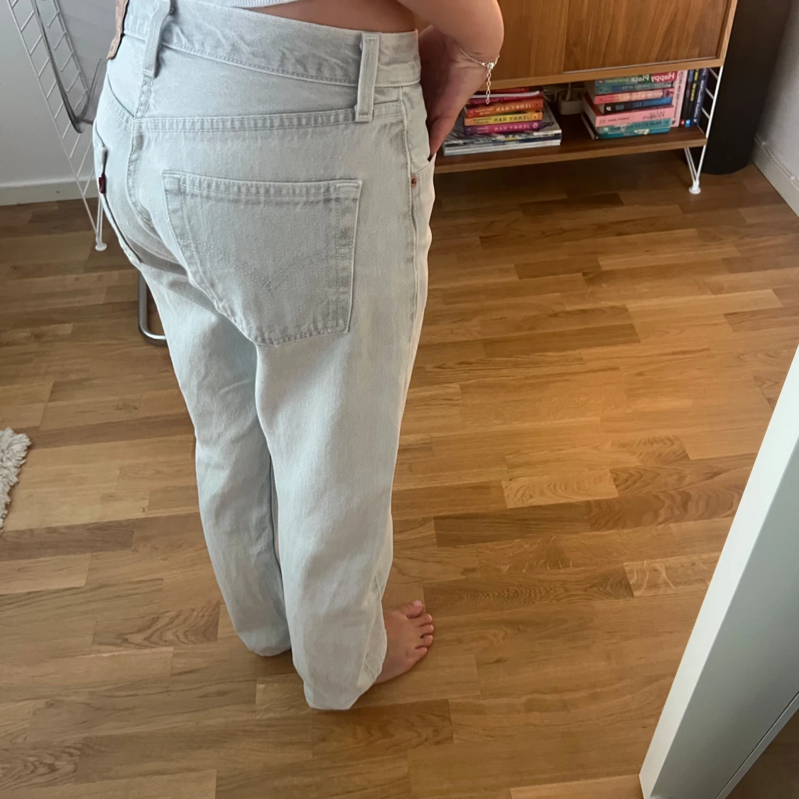 Levi's 501 ljusa raka jeans - 2