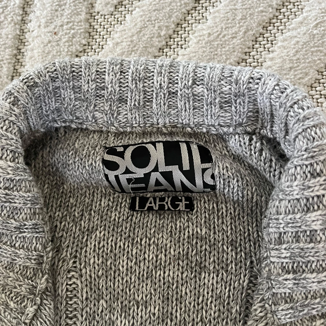 Grå stickad kofta från Soul Jeans - 4