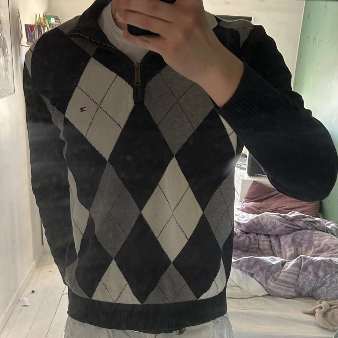 Argyle half zip tröja Tommy Hilfiger - 2