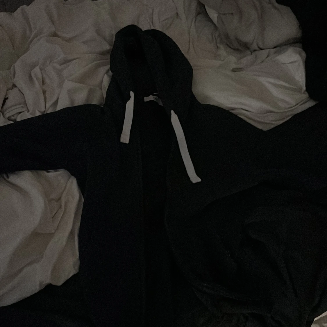 Mörkblå russemerch sip up hoddie